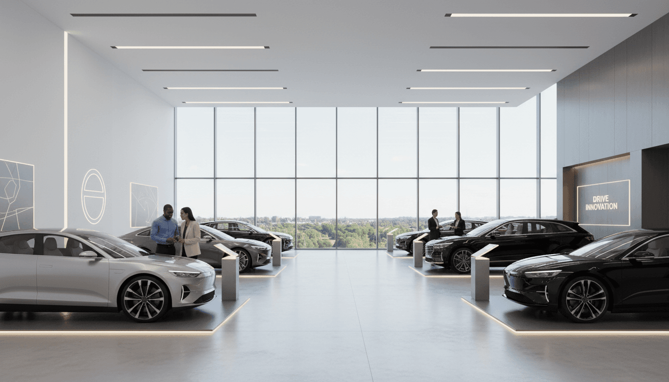 Modernes Autohaus Showroom bei Durmaz Automobile